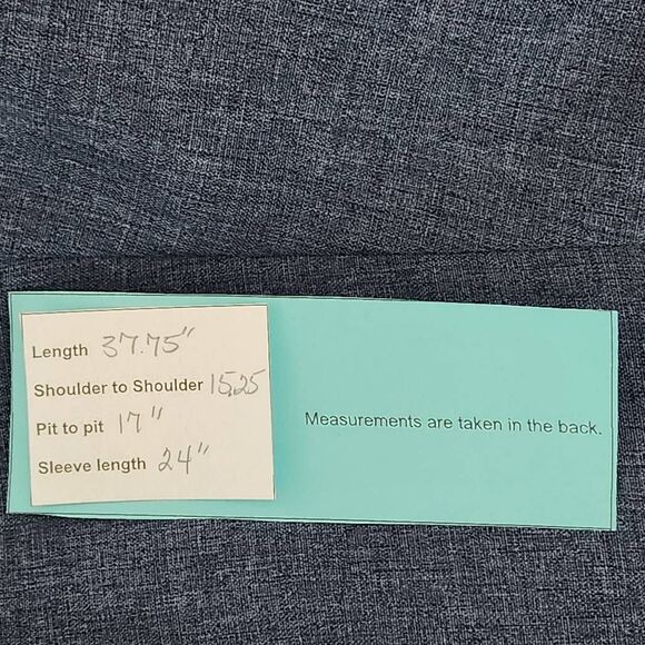 Reed Hill Vintage Blue Equestrian Day Coat Size 10 Blue Womens Equestrian Jacket - Picture 12 of 12